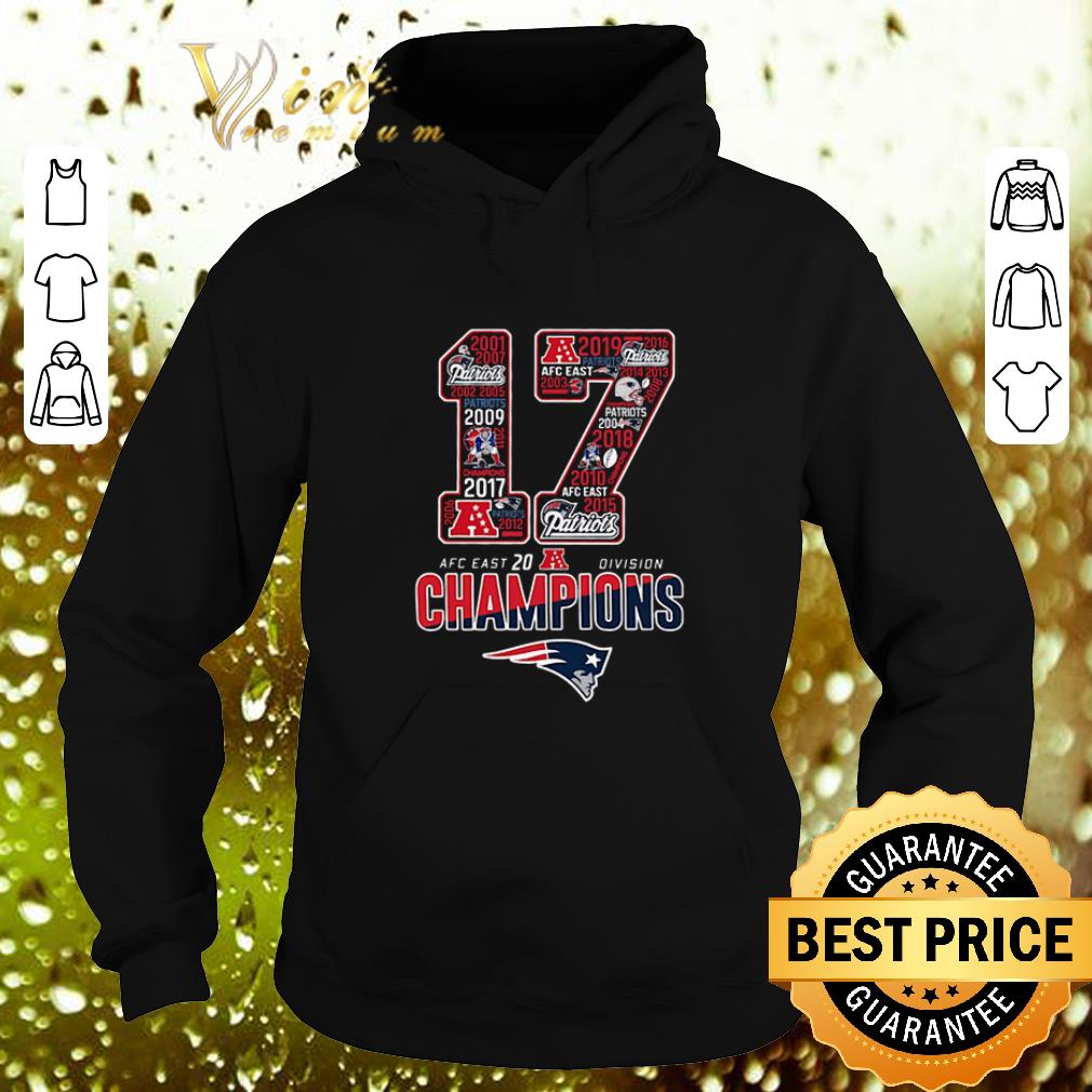 Original 17 AFC East 2019 Division Champions New England Patriots shirt Original 17 AFC East 2019 Division Champions New England Patriots shirt 4 - Original 17 AFC East 2019 Division Champions New England Patriots shirt
