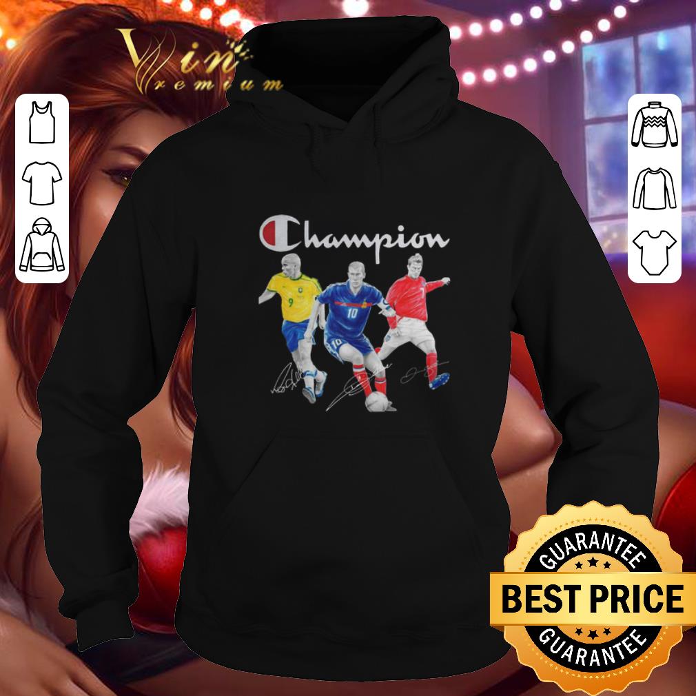 Original Champion Ronaldo Zidane David Beckham signatures shirt Original Champion Ronaldo Zidane David Beckham signatures shirt 4 - Original Champion Ronaldo Zidane David Beckham signatures shirt