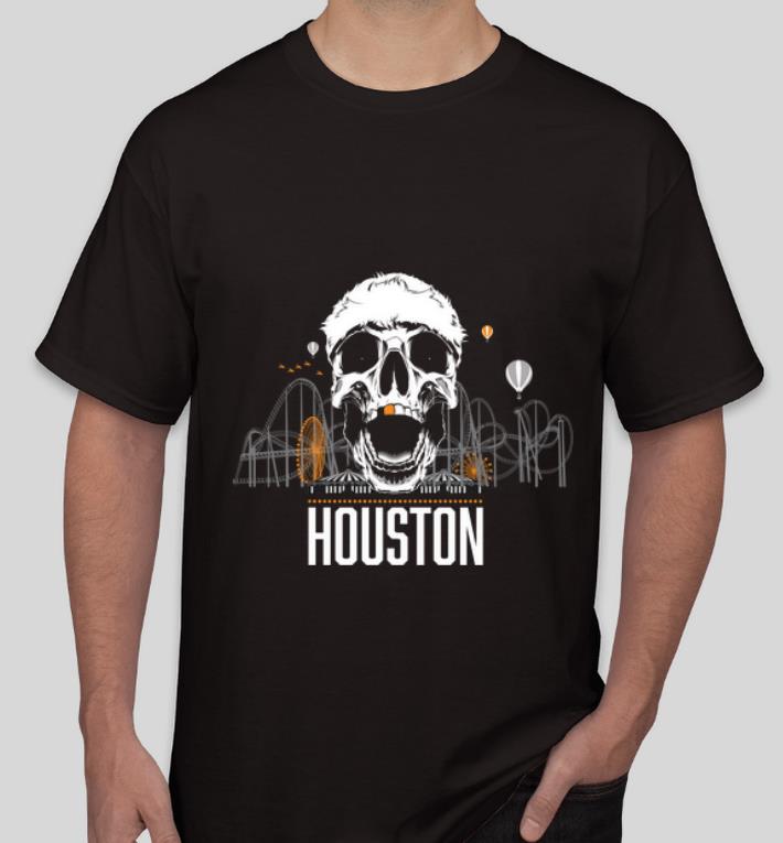 Original Genuine Gold Tooth Houston Skull shirt 4 - Original Genuine Gold Tooth Houston Skull shirt