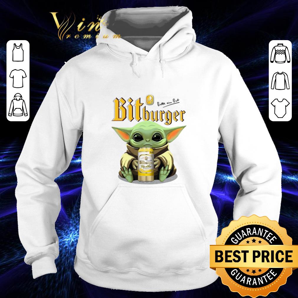Top Baby Yoda hug Bitburger Star Wars Mandalorian shirt 4 - Top Baby Yoda hug Bitburger Star Wars Mandalorian shirt