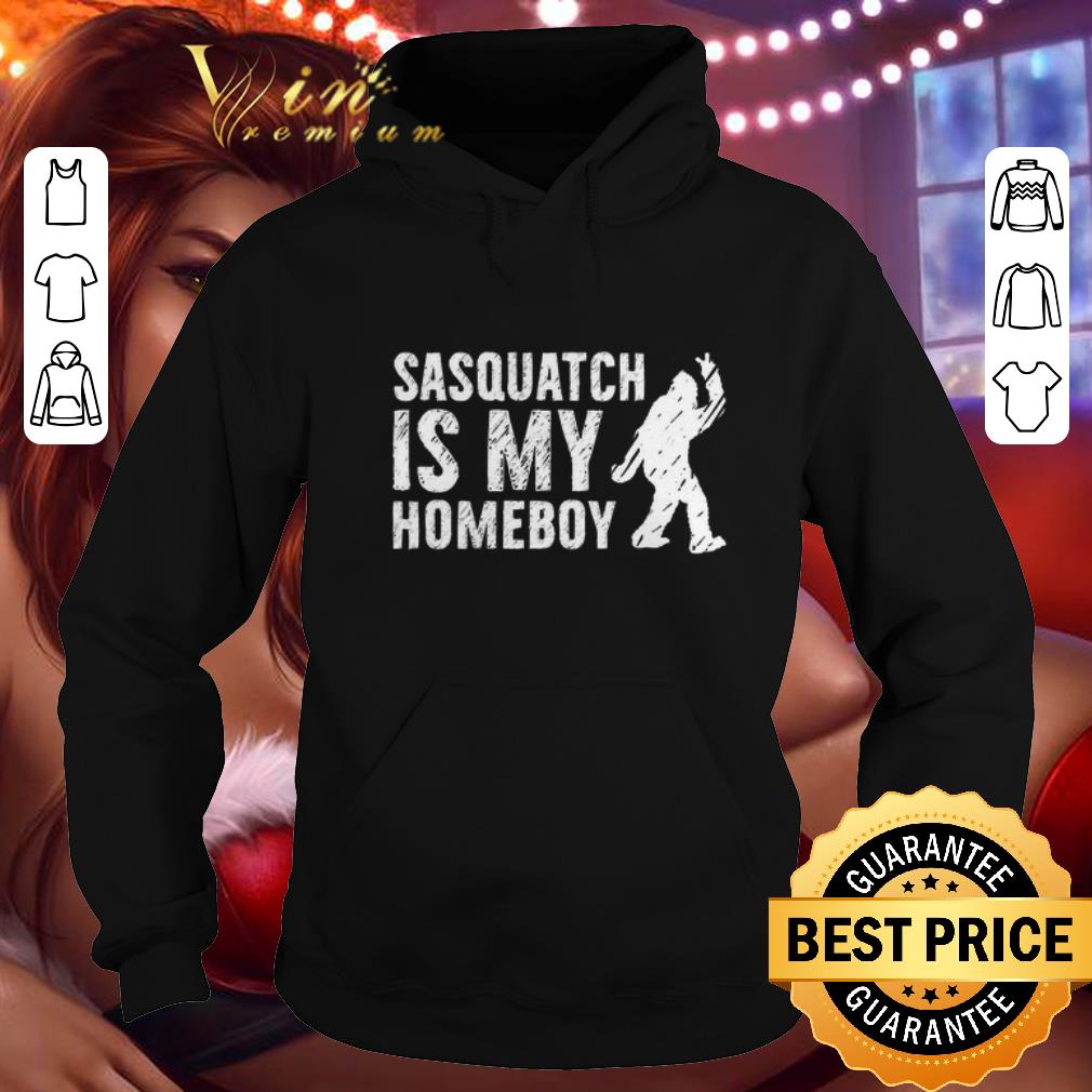 Top Bigfoot Sasquatch is my homeboy shirt 4 - Top Bigfoot Sasquatch is my homeboy shirt