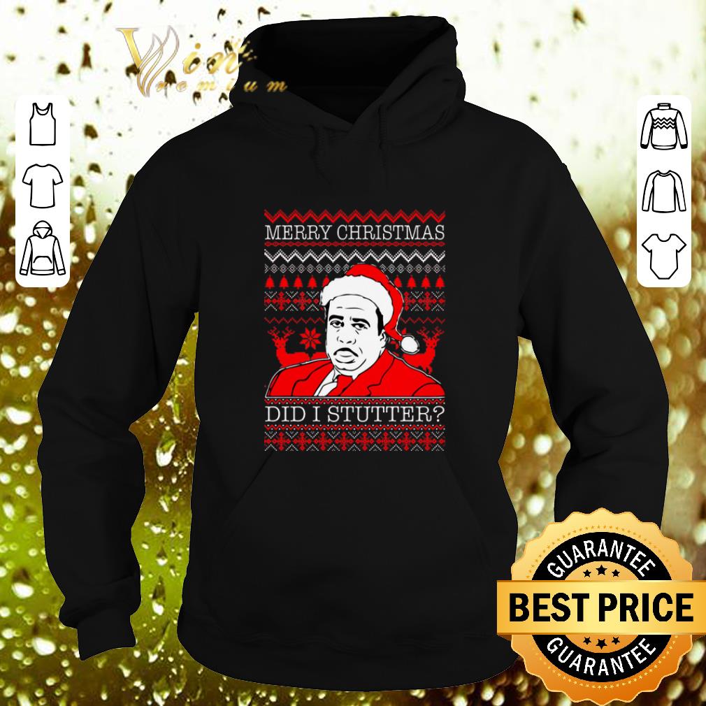 Top Stanley Hudson Did I Stutter ugly Christmas sweater 4 - Top Stanley Hudson Did I Stutter ugly Christmas sweater