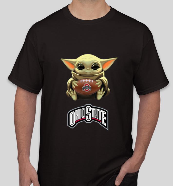 Awesome Star Wars Baby Yoda Hug Football Ohio State Buckeyes shirt 4 - Awesome Star Wars Baby Yoda Hug Football Ohio State Buckeyes shirt