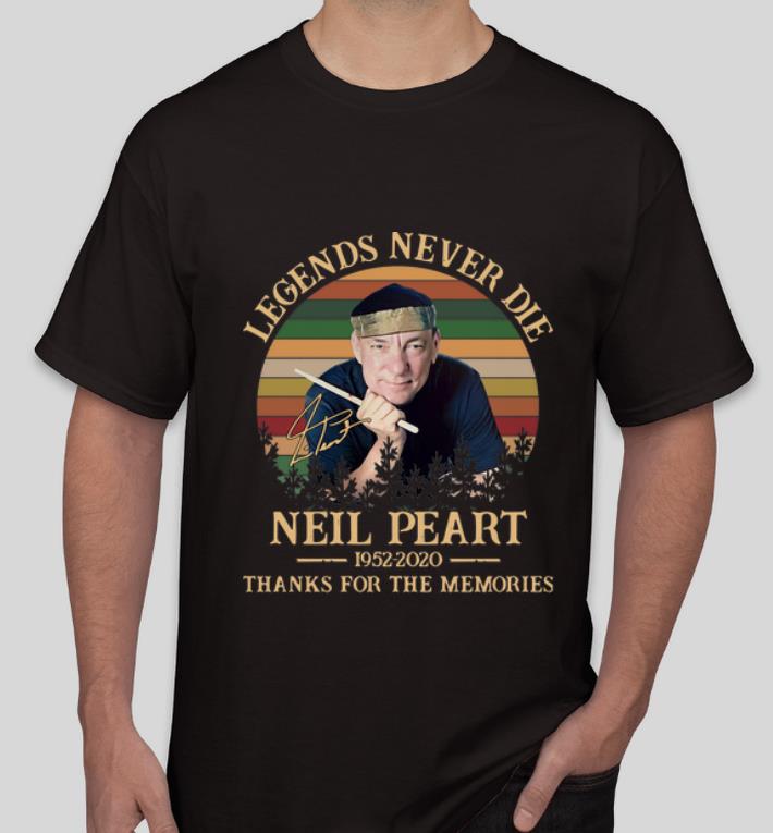 Great Vintage Neil Peart Legends Never Die Thank You For The Memories shirt 4 - Great Vintage Neil Peart Legends Never Die Thank You For The Memories shirt