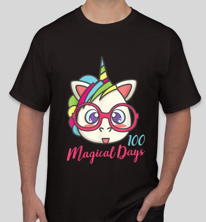 Hot Unicorn 100 Magical Days Of School shirt 4 - Hot Unicorn 100 Magical Days Of School shirt