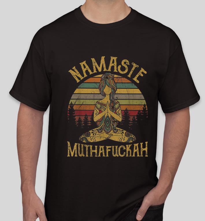 Premium Vintage Namaste Yoga Muthafuckah shirt 4 - Premium Vintage Namaste Yoga Muthafuckah shirt