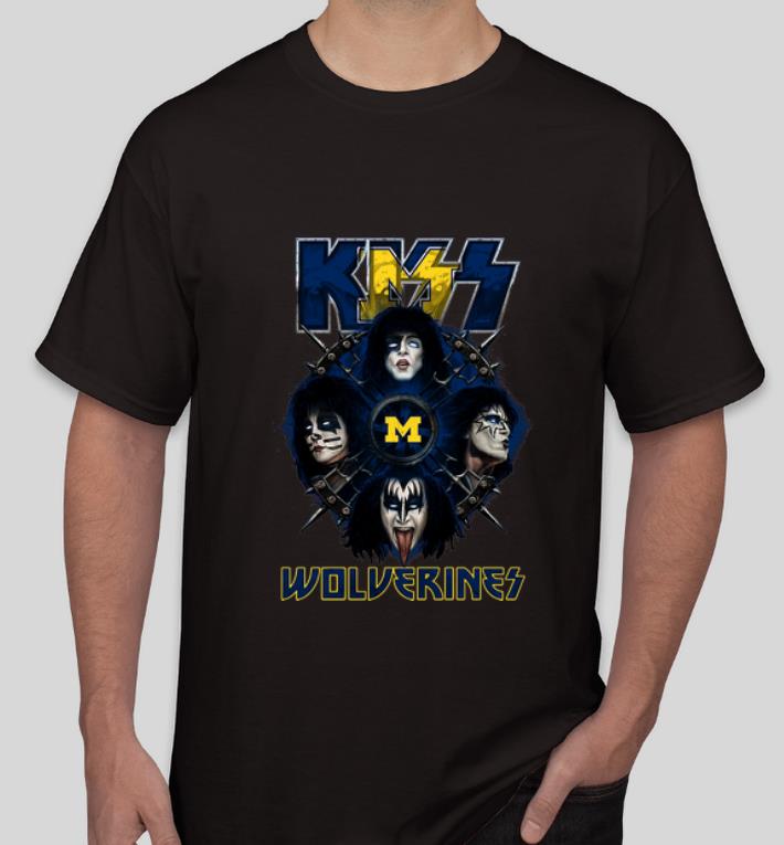 Awesome KISS Band Wolverines Michigan Wolverines shirt 4 - Awesome KISS Band Wolverines Michigan Wolverines shirt