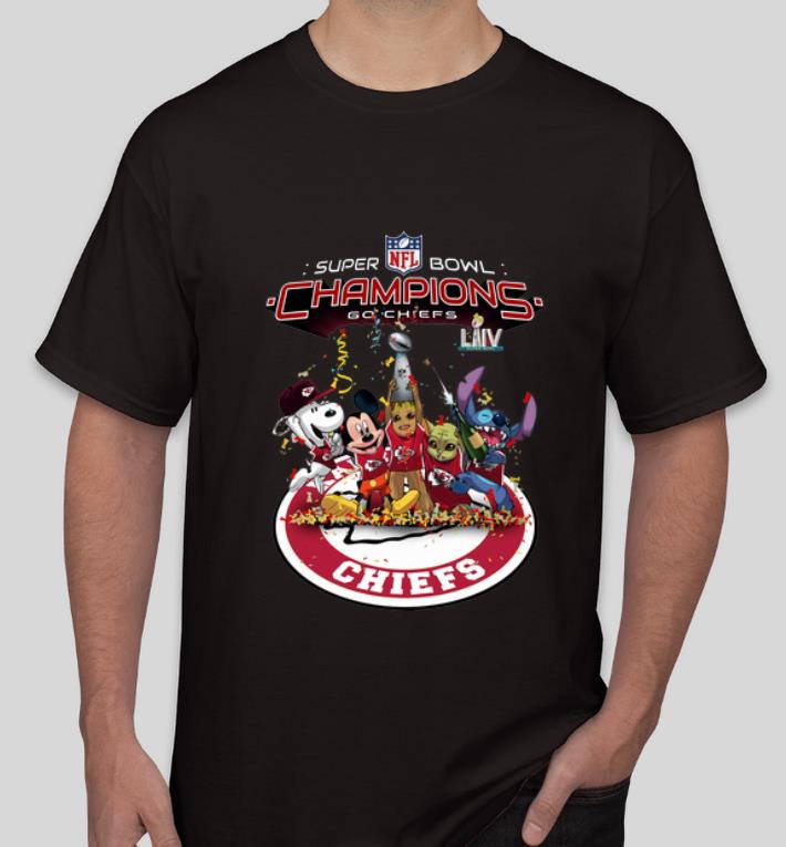 Hot Snoopy Mickey Groot Baby Yoda Stitch Kansas City Chiefs Champions shirt 4 - Hot Snoopy Mickey Groot Baby Yoda Stitch Kansas City Chiefs Champions shirt