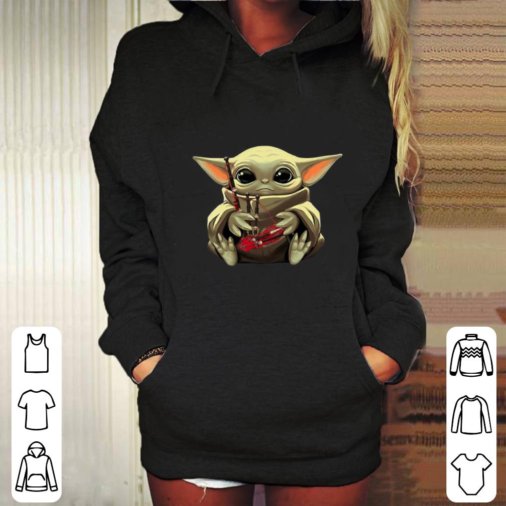Original Baby Yoda Hug Bagpipes Star Wars shirt 4 - Original Baby Yoda Hug Bagpipes Star Wars shirt