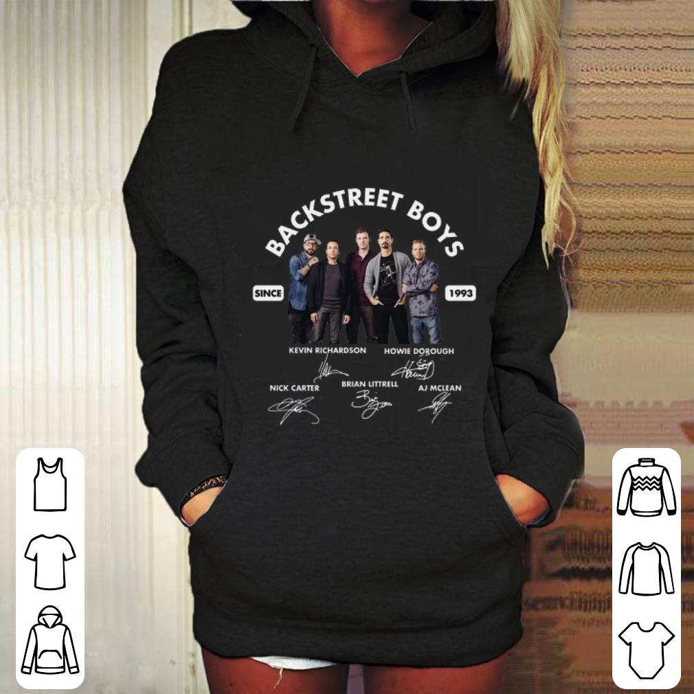 Original Backstreet Boys since 1993 DNA World Tour signatures shirt Original Backstreet Boys since 1993 DNA World Tour signatures shirt 4 - Original Backstreet Boys since 1993 DNA World Tour signatures shirt