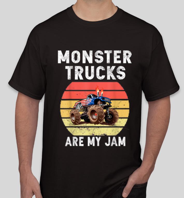 Original Monster Truck Are My Jam Vintage Sunset Engines shirt 4 - Original Monster Truck Are My Jam Vintage Sunset Engines shirt