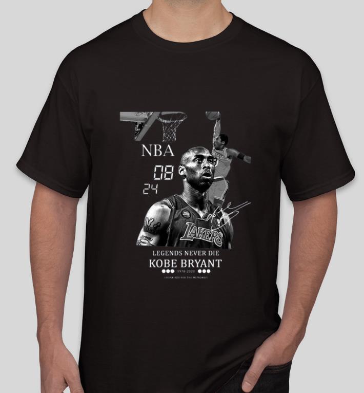 Original NBA 08 24 Legends Never Die Kobe Bryant Thank You For The Memories shirt 4 - Original NBA 08 24 Legends Never Die Kobe Bryant Thank You For The Memories shirt