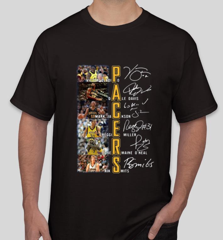 Original Pacers Victor Oladipo Dale Davis Mark Jackson Signatures shirt 4 - Original Pacers Victor Oladipo Dale Davis Mark Jackson Signatures shirt