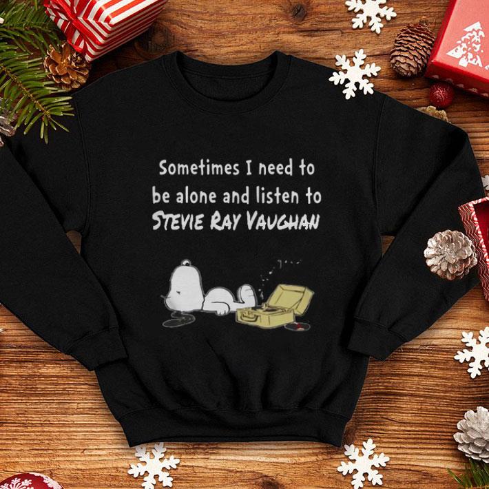 Original Snoopy sometime I need to be alone and listen to stevie ray vaughan shirt Original Snoopy sometime I need to be alone and listen to stevie ray vaughan shirt 4 - Original Snoopy sometime I need to be alone and listen to stevie ray vaughan shirt