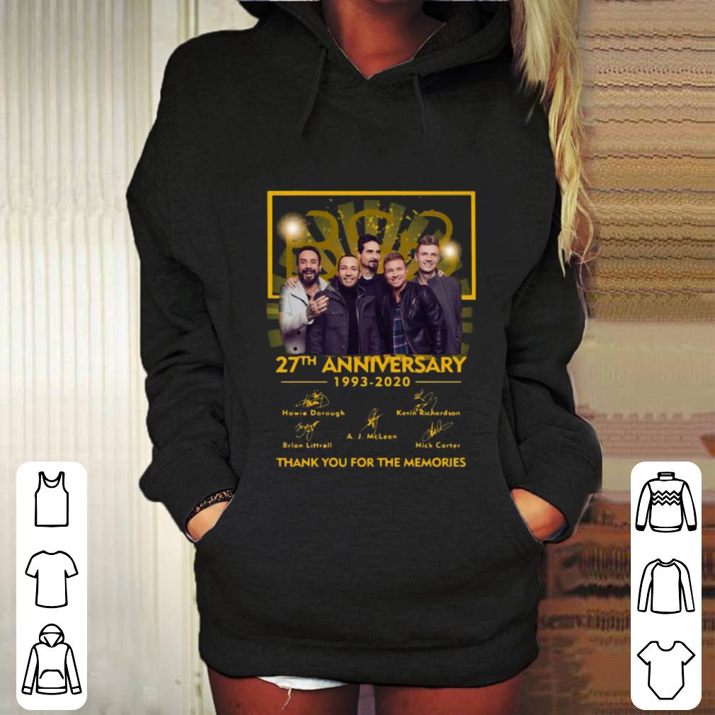 Top Backstreet Boys BSB 27th Anniversary 1993 2020 Signatures shirt 4 - Top Backstreet Boys BSB 27th Anniversary 1993-2020 Signatures shirt