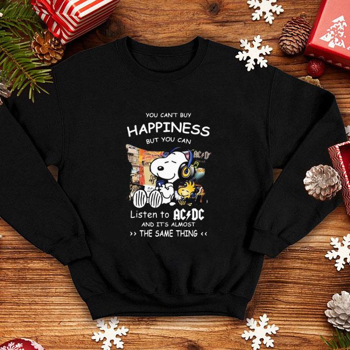 Top Snoopy Woodstock you can't buy happiness but you can listen to ACDC shirt Top Snoopy Woodstock you can t buy happiness but you can listen to ACDC shirt 4 - Top Snoopy Woodstock you can't buy happiness but you can listen to ACDC shirt