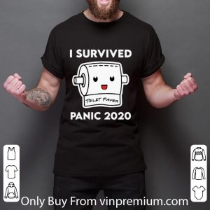 Pretty I Survived Panic 2020 Toilet Paper shirt