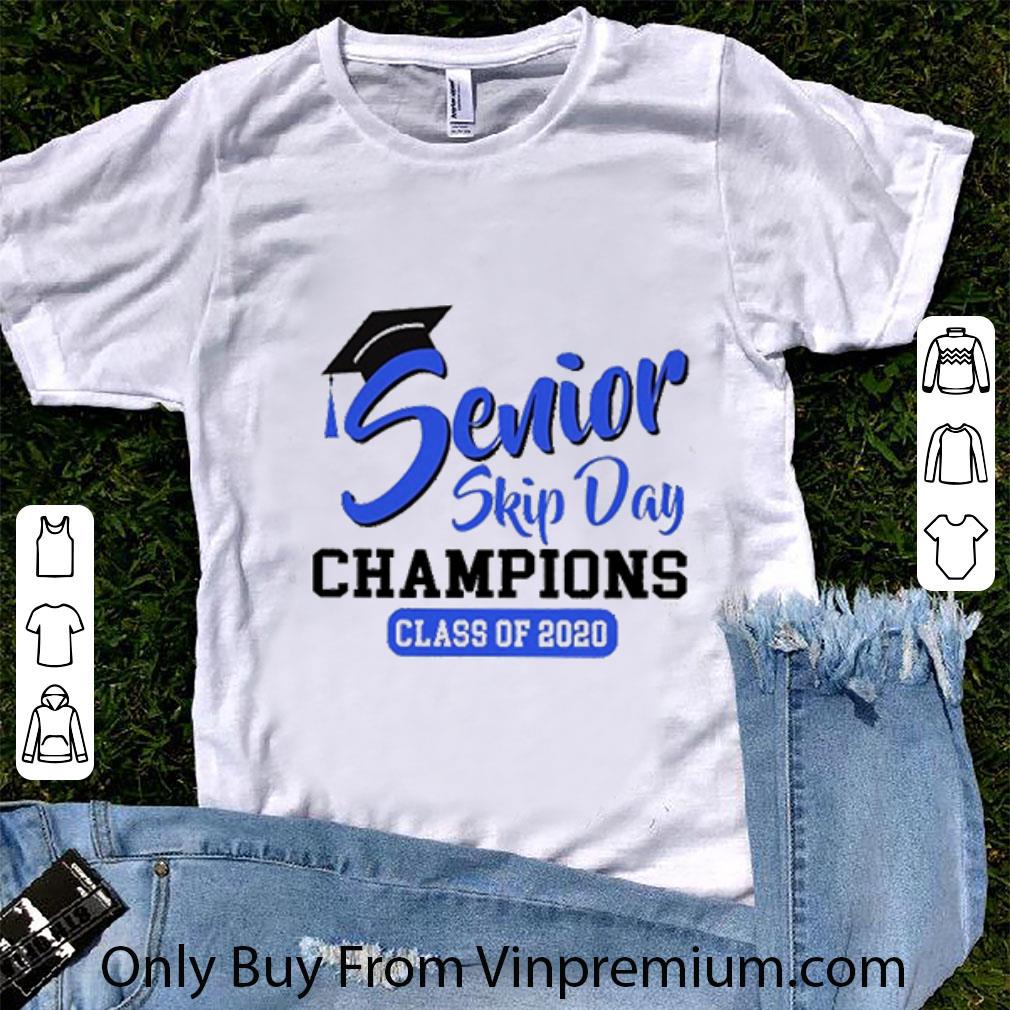 Official Senior Skip Day Champions Class Of 2020 Covid-19 shirt