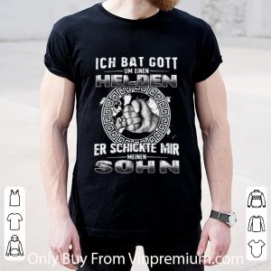 Top Ich Bat Gott Um Eine Helden Er Schickte Mir Meine Sohn shirt 1