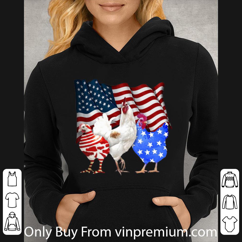 138bae6b great american flag chicken shirt 4 - Great American Flag Chicken shirt
