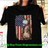 Cat Mask American Flag Quarantine Shirt