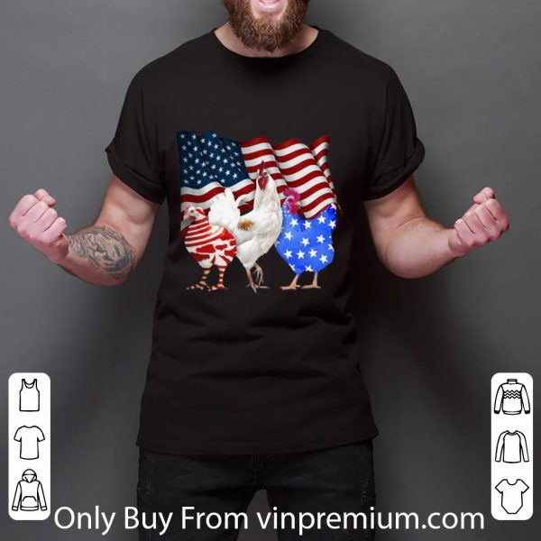 Great American Flag Chicken shirt