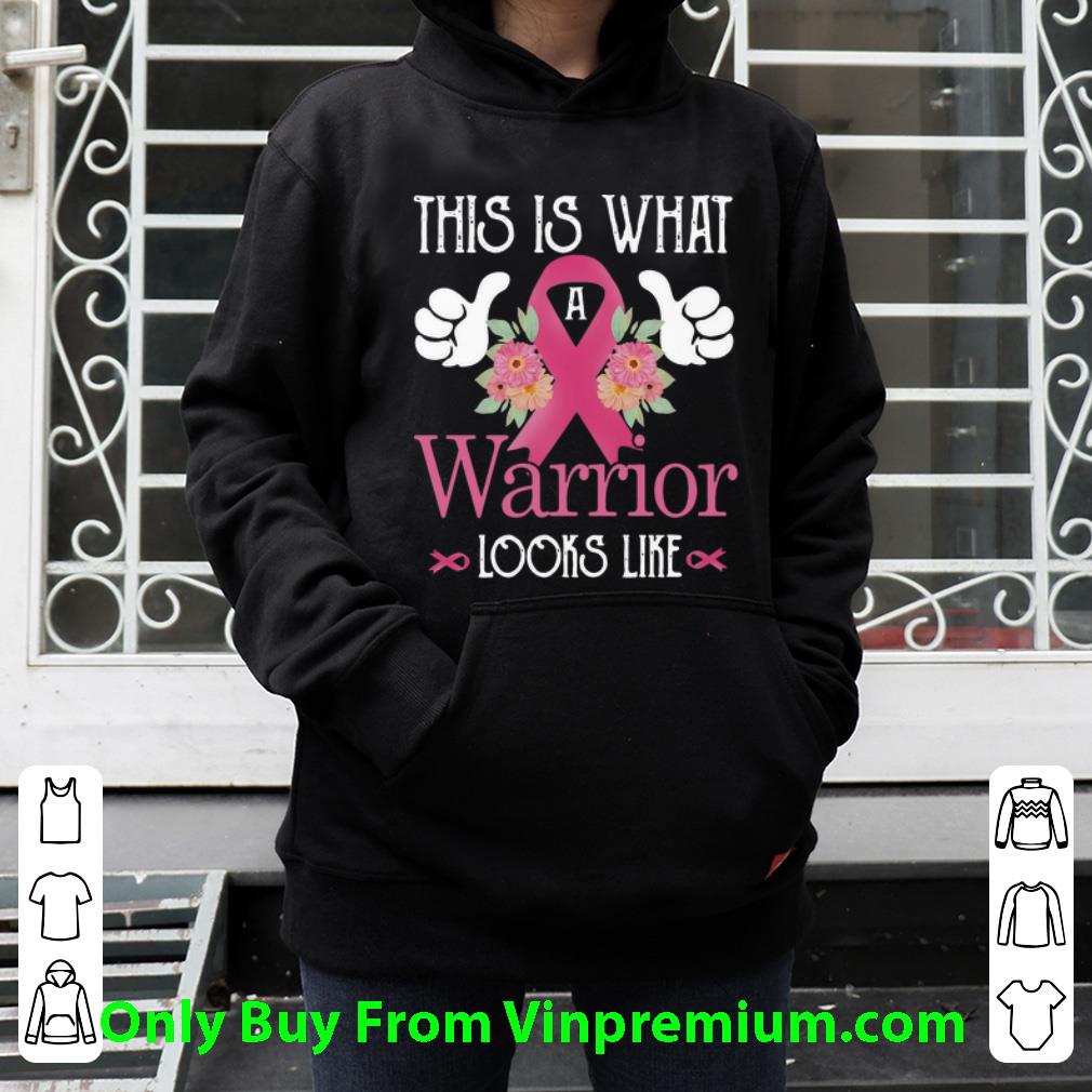 46c9cba5 nice this is what warrior looks like breast cancer floral shirt 4 - Nice This Is What Warrior Looks Like Breast Cancer Floral shirt