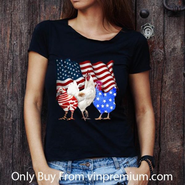 Great American Flag Chicken shirt