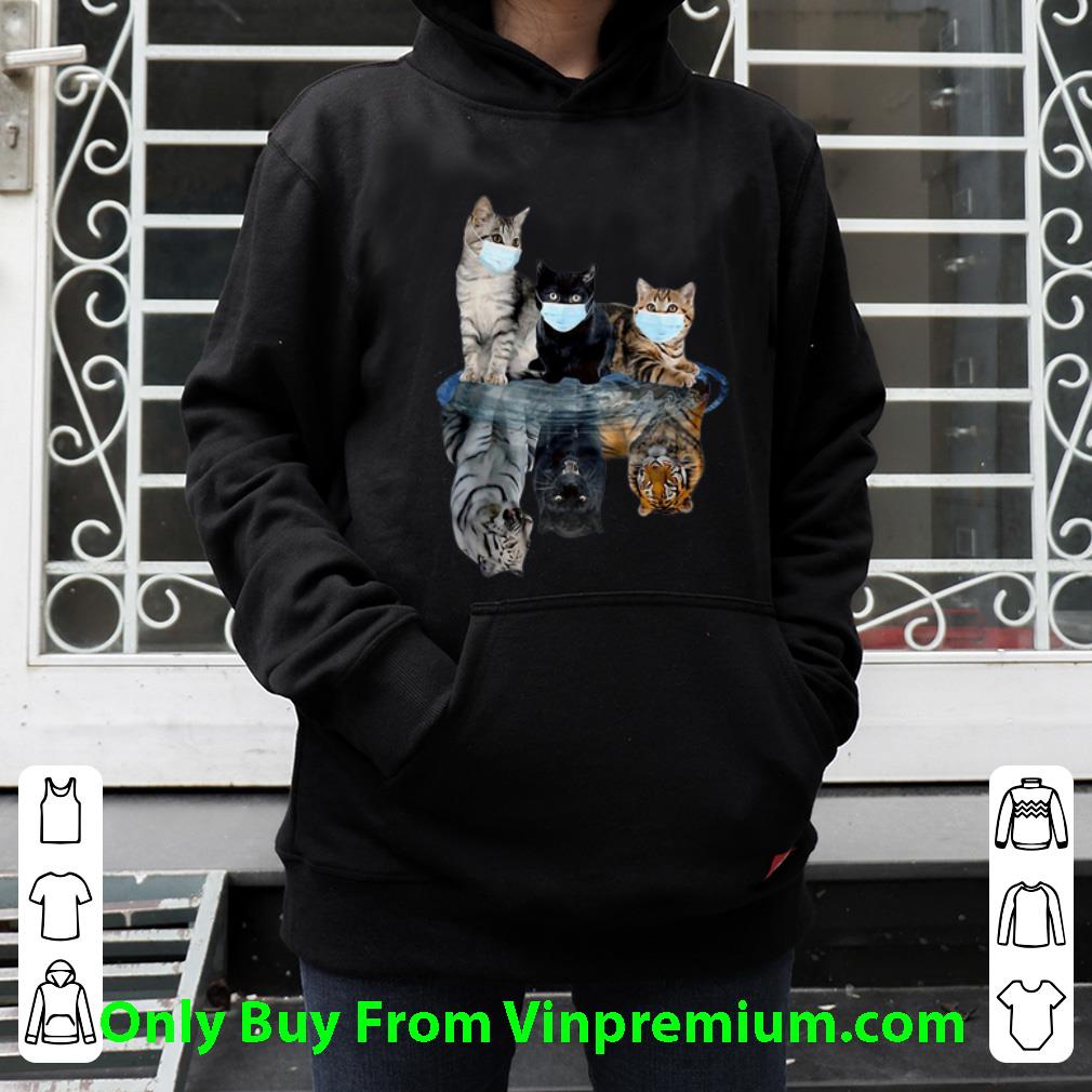 7d48ffc0 nice cats face mask water reflection tigers shirt 4 - Nice Cats Face Mask Water Reflection Tigers shirt
