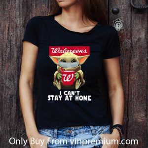 Hot Star Wars Baby Yoda Mask Hug Walgreens I Can’t Stay At Home shirt 2