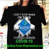 Sam's Club Blood Inside I Stop When I Defeated Covid-19 Shirt