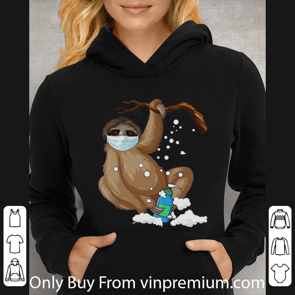 9084e8fb hot sloth mask hand washing shirt 4 - Hot Sloth Mask Hand Washing shirt