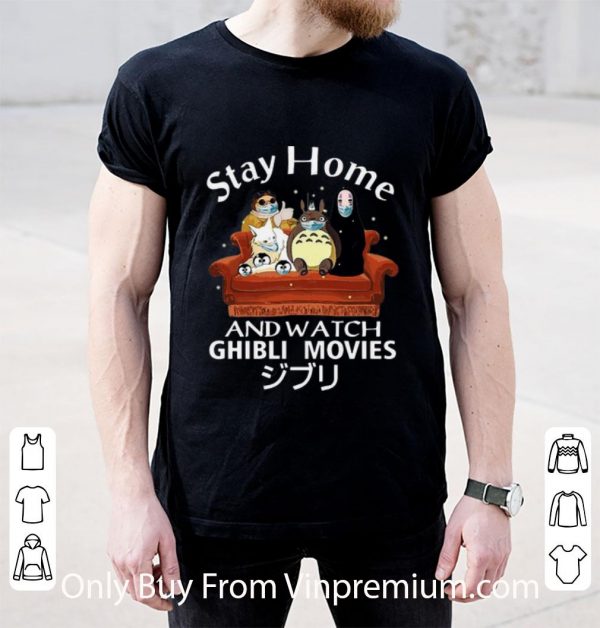 Official Stay Home And Watch Ghibli Movies Mask Japanese shirt