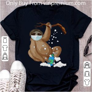 Hot Sloth Mask Hand Washing shirt