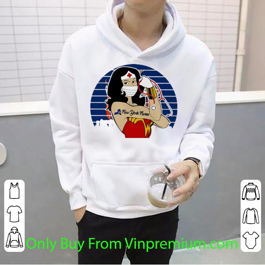 Nice Vintage Wonder Woman Tattoos New York Nurse Covid 19 shirt 4 - Nice Vintage Wonder Woman Tattoos New York Nurse Covid-19 shirt