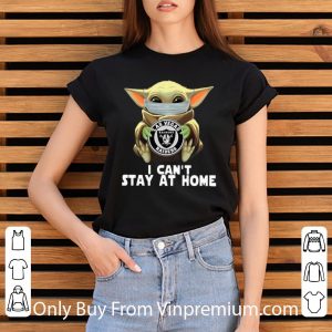Original Star Wars Baby Yoda Mask Las Vegas Raiders I Can’t Stay At Home shirt 2