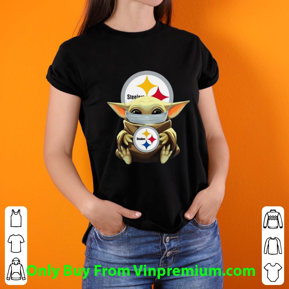 Original Star Wars Baby Yoda Face Mask Hug Pittsburgh Steelers shirt Original Star Wars Baby Yoda Face Mask Hug Pittsburgh Steelers shirt