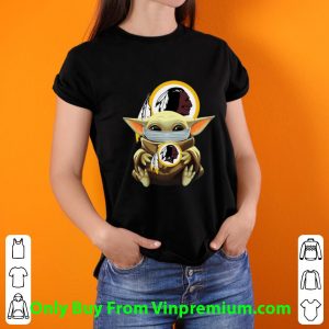 Original Star Wars Baby Yoda Face Mask Washington Redskins shirt 2