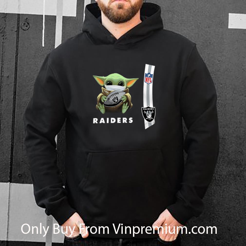 d5da1ce5 top star wars baby yoda mask oakland raiders nfl covid 19 shirt 4 - Top Star Wars Baby Yoda Mask Oakland Raiders NFL Covid-19 shirt