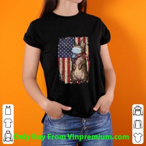 Cat Mask American Flag Quarantine Shirt 2
