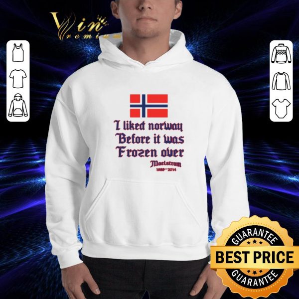Awesome I like Norway flag before it was Frozen over Maelstrom 1988-2014 shirt