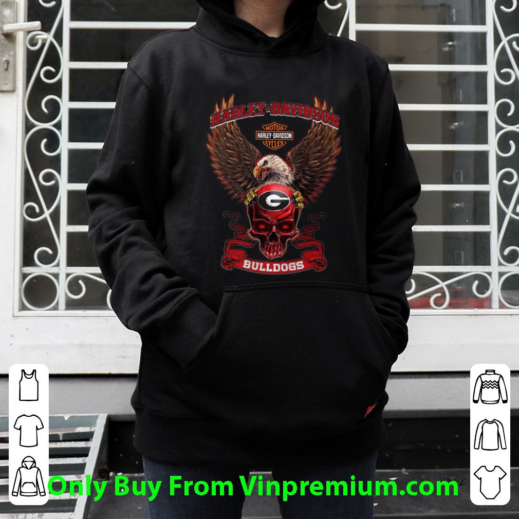 fb0e05b6 motor harley davidson cycles skull georgia bulldogs shirt 4 - Motor Harley Davidson Cycles Skull Georgia Bulldogs Shirt