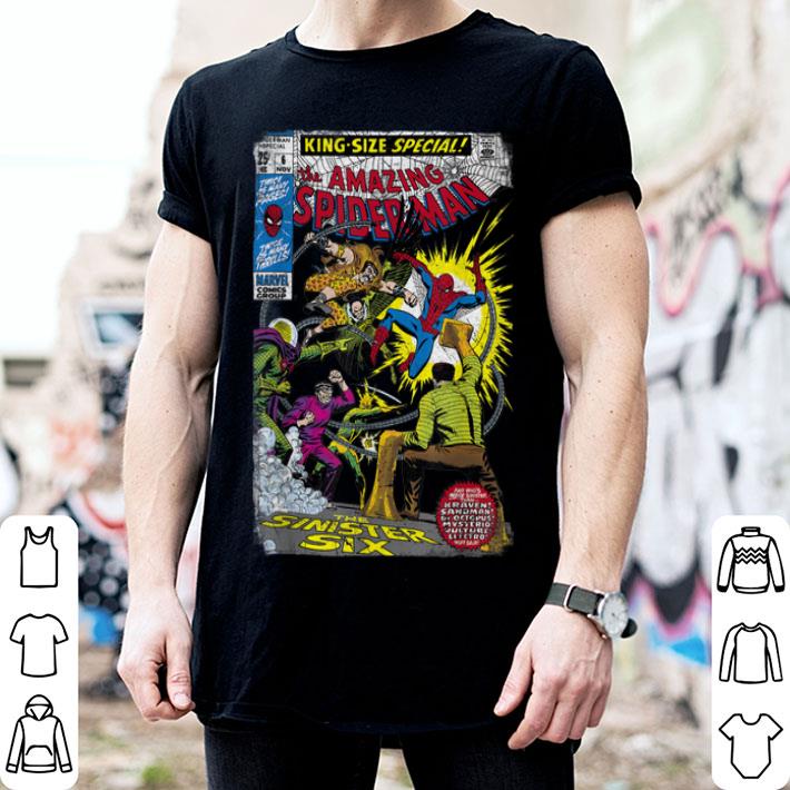 Spider Man Sinister Six Comic Graphic Shirt