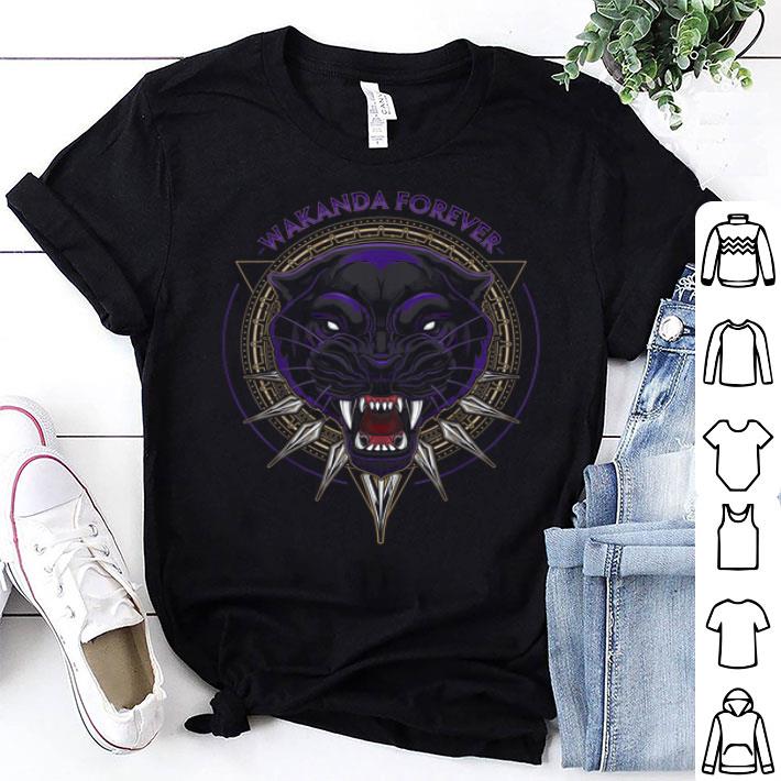 Black Panther Wakanda Forever Circle Graphic Shirt
