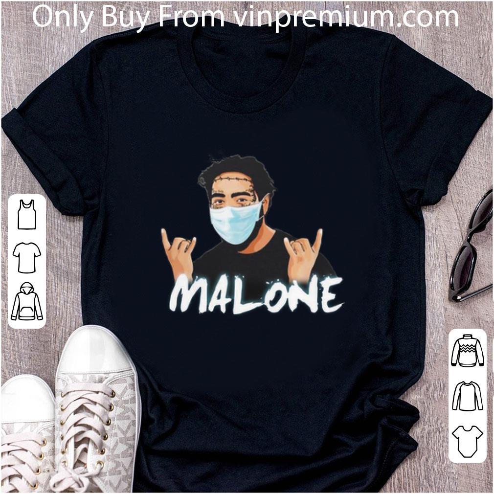 Pretty Post Malone Mask Covid-19 shirt