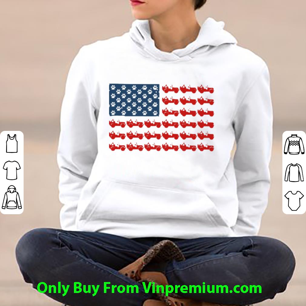 0dda49fd pretty jeeps paw dog independence day american flag shirt 4 - Pretty Jeeps Paw Dog Independence Day American Flag shirt