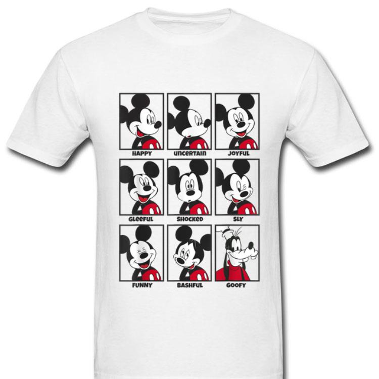 Mickey Mouse Emotions Goofy Smile Graphic Shirt