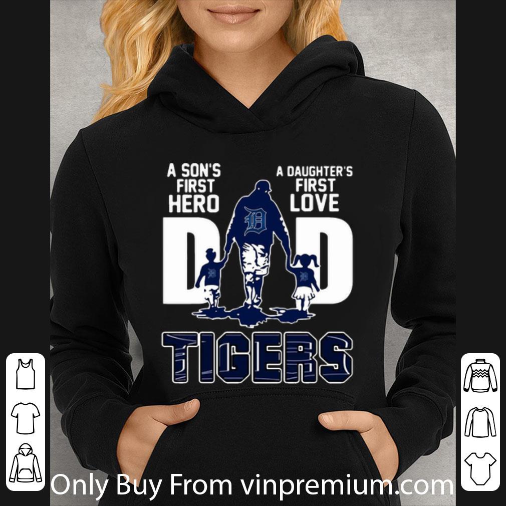 23ecc8b1 hot dad a son s first hero a daughter s first love detroit tigers shirt 4 - Hot Dad A Son's First Hero A Daughter's First Love Detroit Tigers shirt