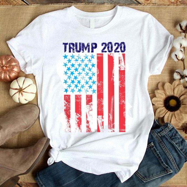 Donald Trump President 2020 Campaign US Flag Shirt