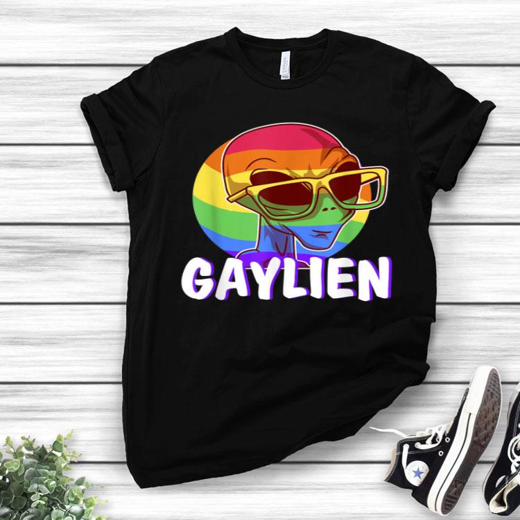 Gaylien LGBT Pride Gay Rainbow Flag Gift For Gays Shirt